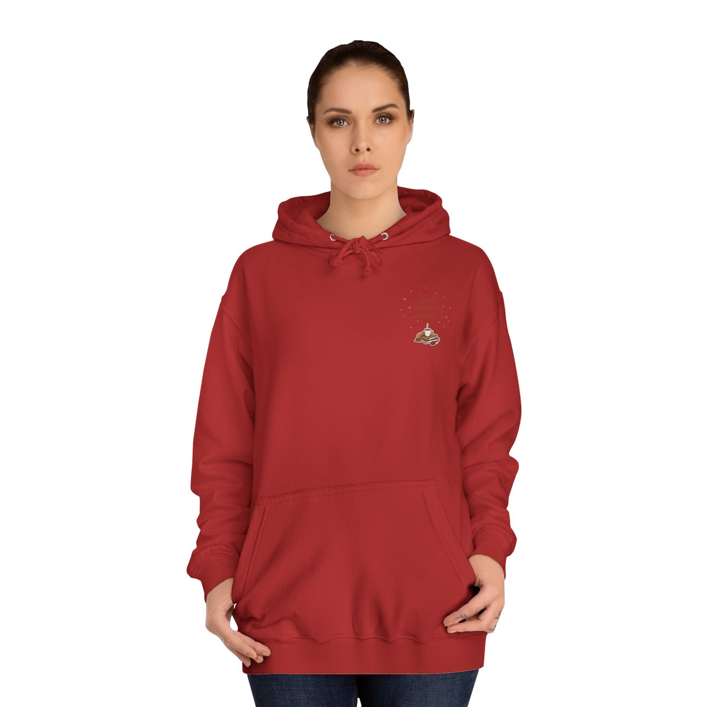 Cosy Campus Hoodie 'Main Character Energy' Book Lover College Sweatshirt
