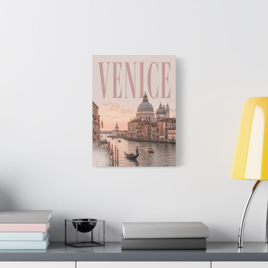 Venice Sunset Canvas Wall Art