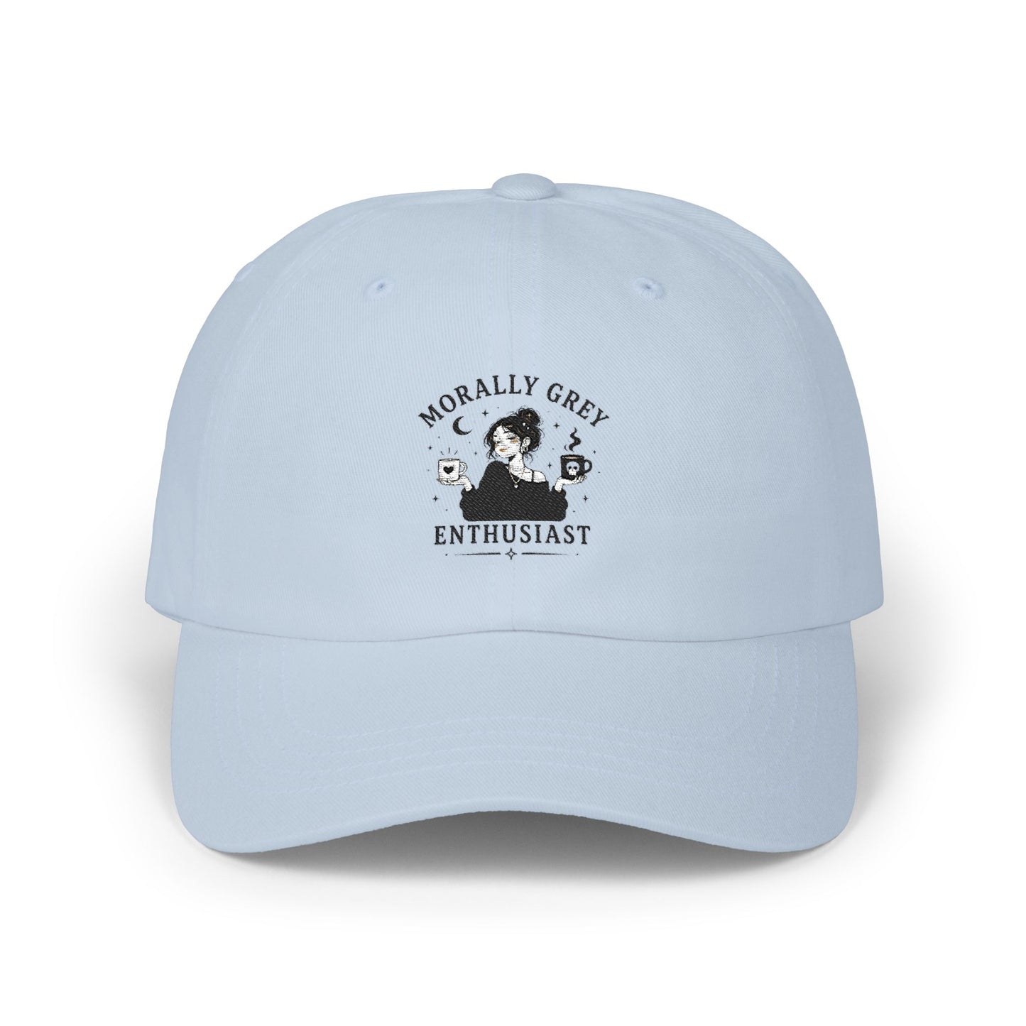 Dad Cap "Morally Grey Enthusiast" Vintage Embroidered Hat