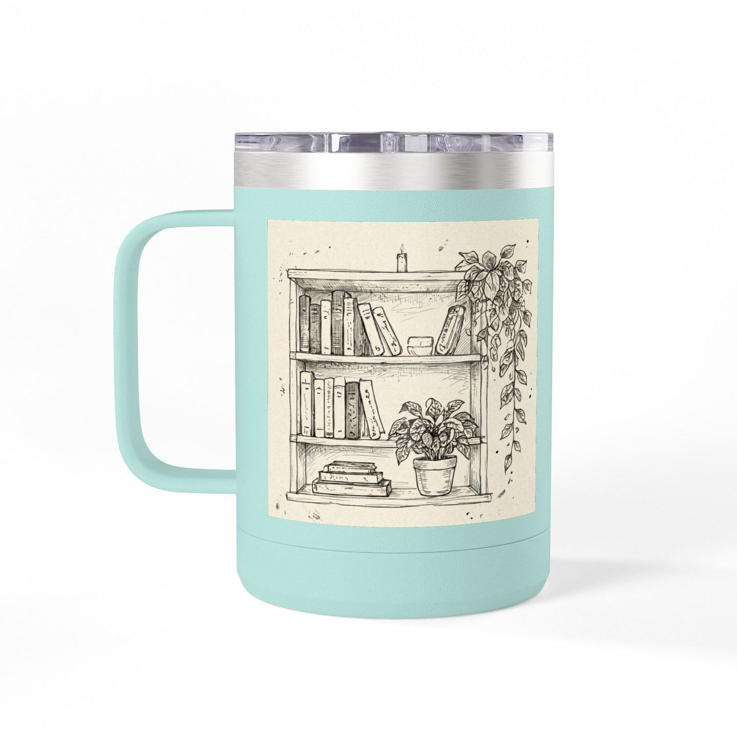 Botanical Sketch 15oz Tumbler Mug - Bookshelf