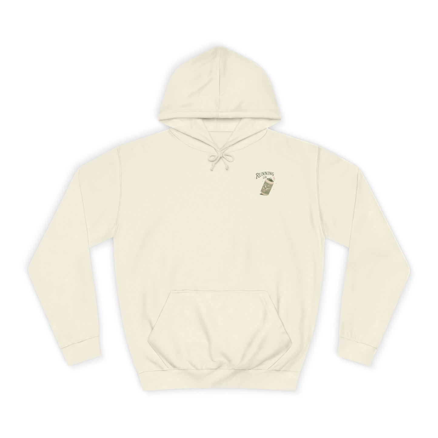 'Running on Spite' - Retro Soda Can Graphic College Hoodie