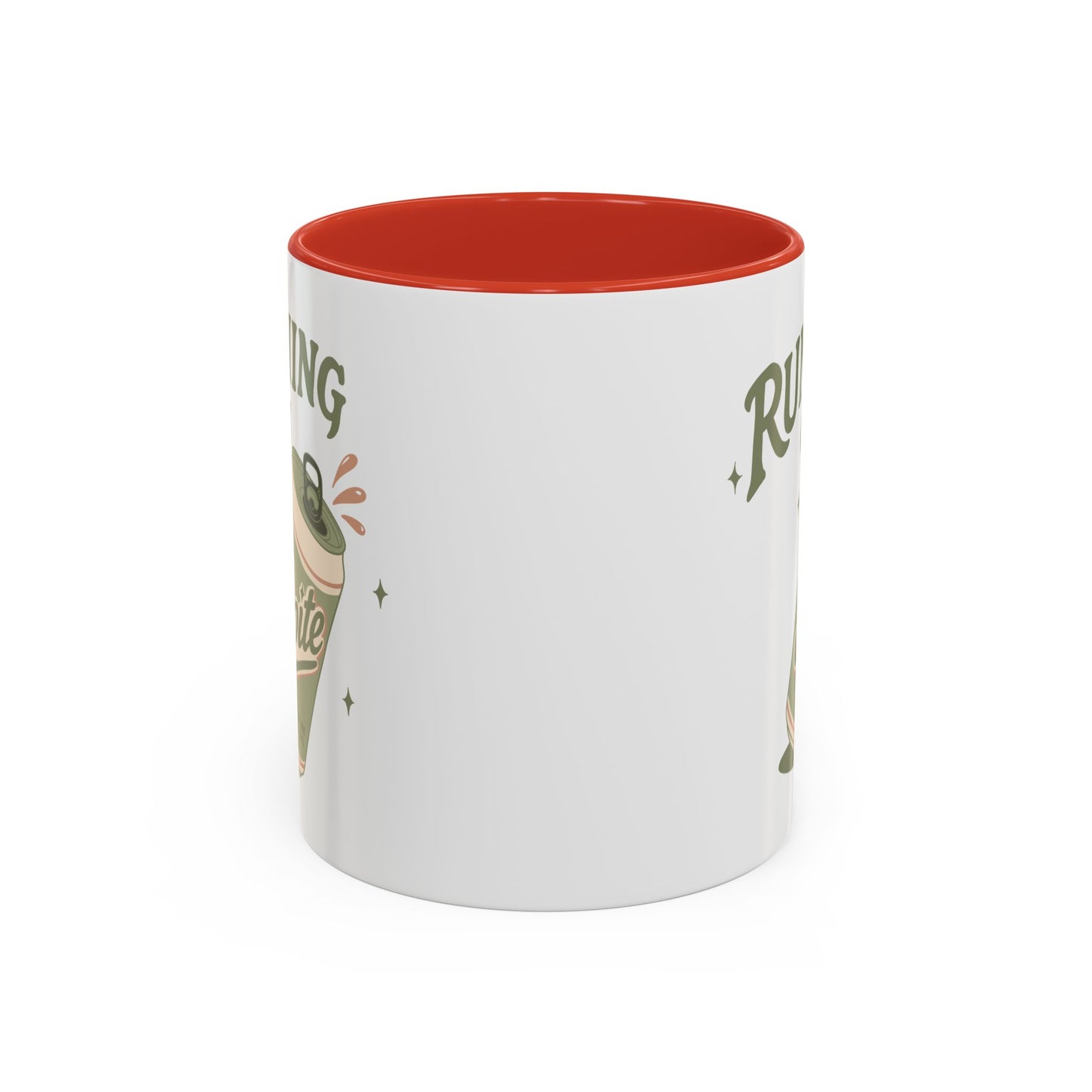 'Running on Spite' -  Retro Soda Can Accent Mug (11/15oz)