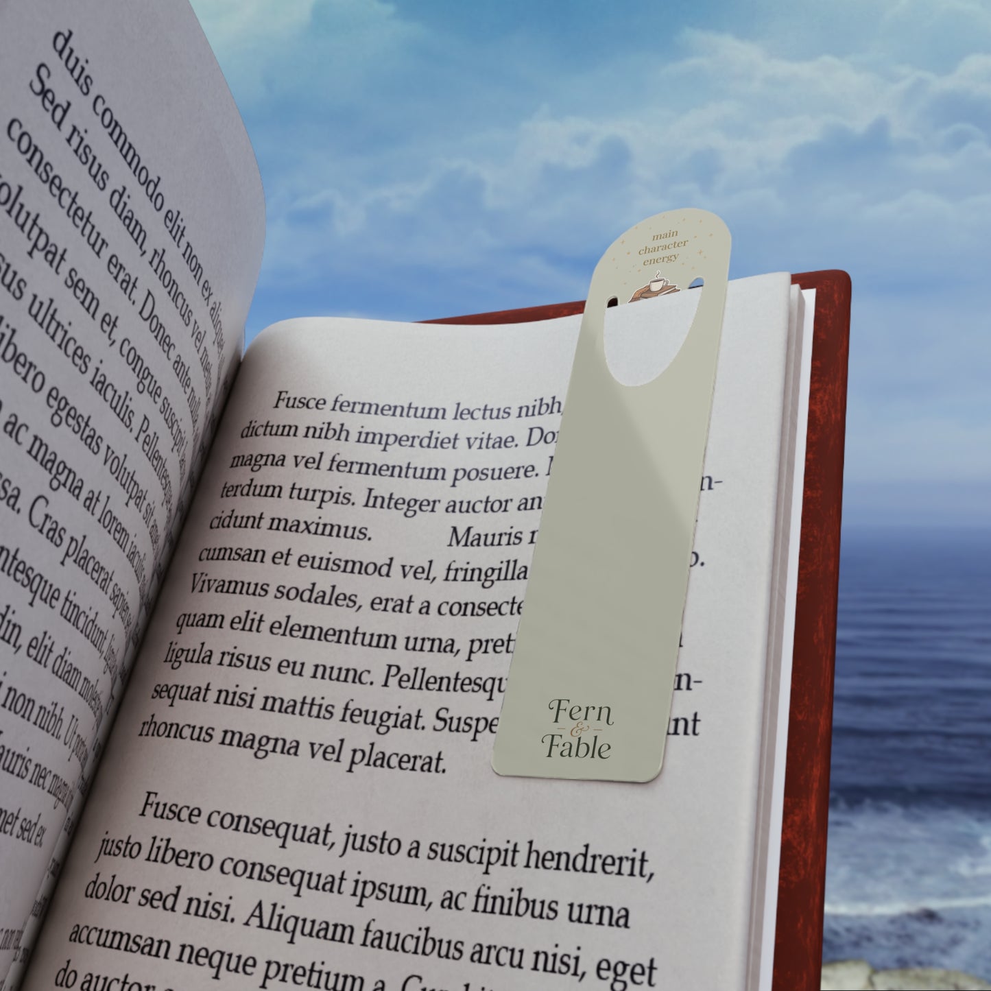 The Cosy Reader's Collection - Main Character Energy Metal Bookmark