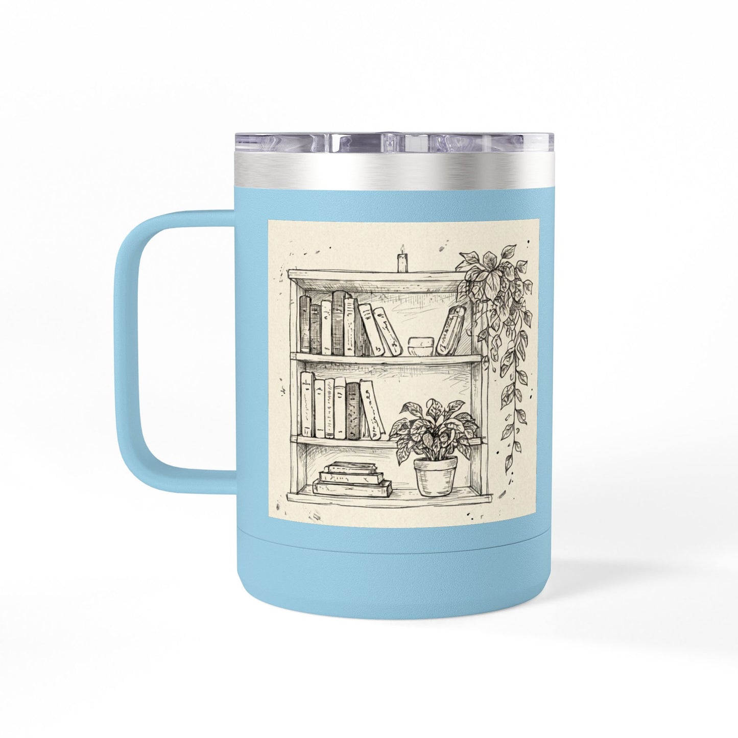 Botanical Sketch 15oz Tumbler Mug - Bookshelf