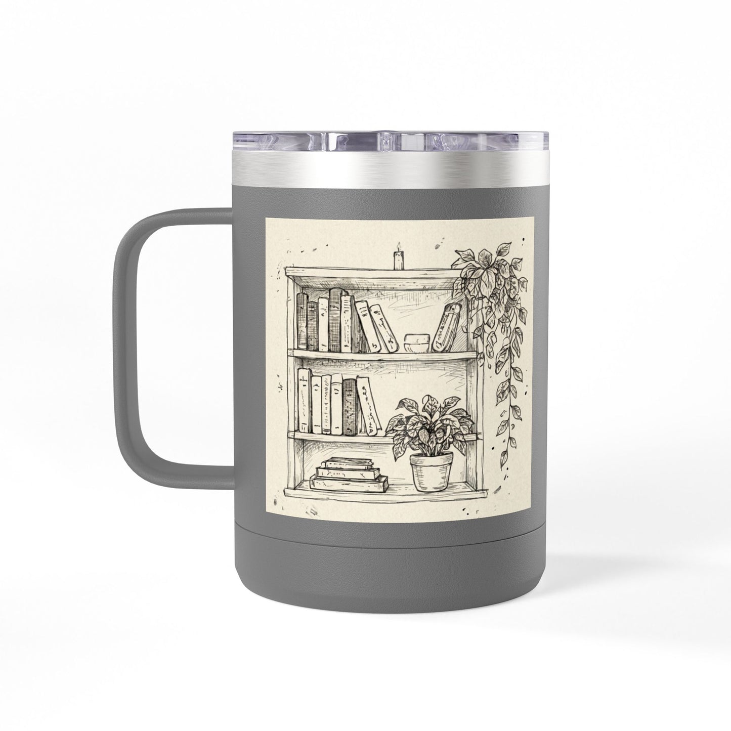 Botanical Sketch 15oz Tumbler Mug - Bookshelf