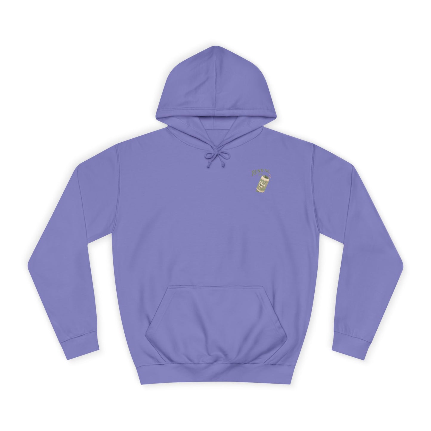 'Running on Spite' - Retro Soda Can Graphic College Hoodie