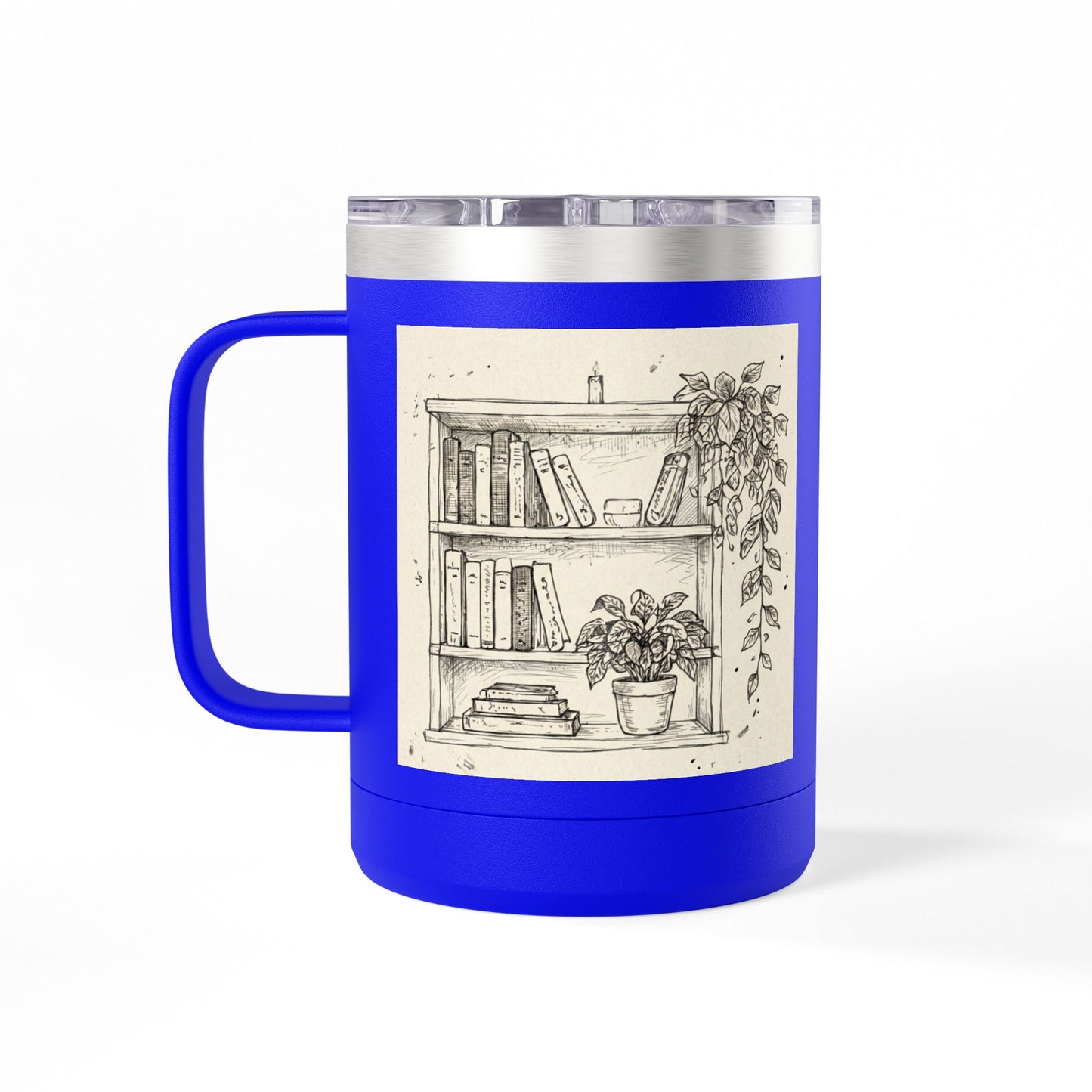 Botanical Sketch 15oz Tumbler Mug - Bookshelf