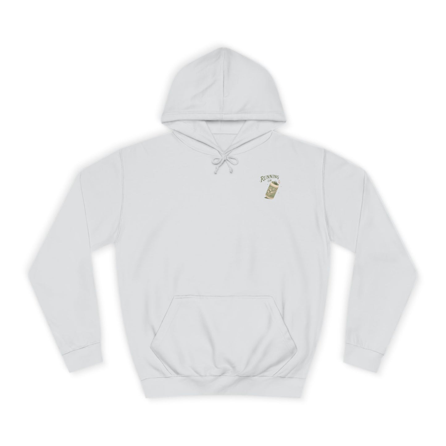 'Running on Spite' - Retro Soda Can Graphic College Hoodie