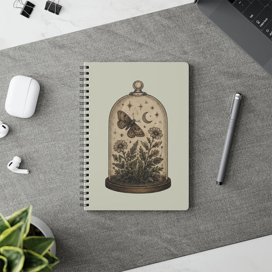 Botanical Moth A5 Notebook