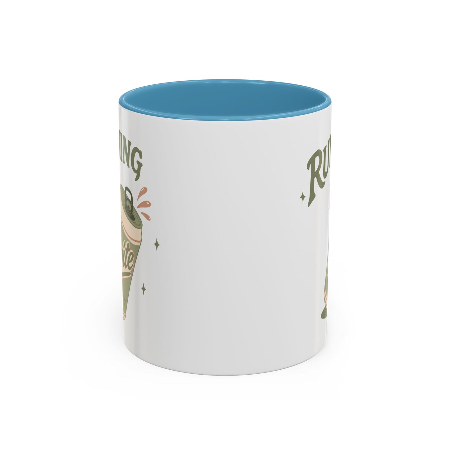 'Running on Spite' -  Retro Soda Can Accent Mug (11/15oz)
