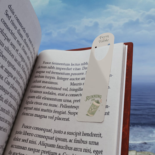 Running on Spite Metal Bookmark