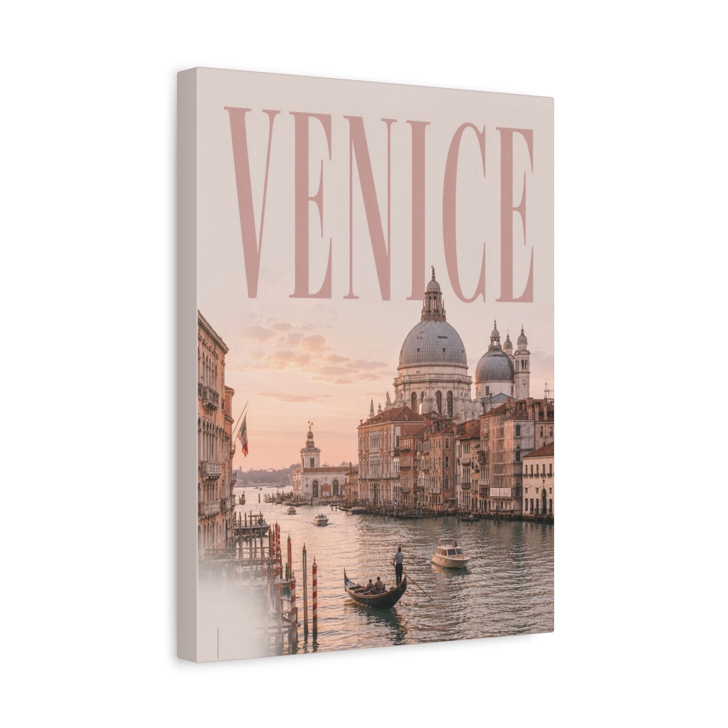 Venice Sunset Canvas Wall Art