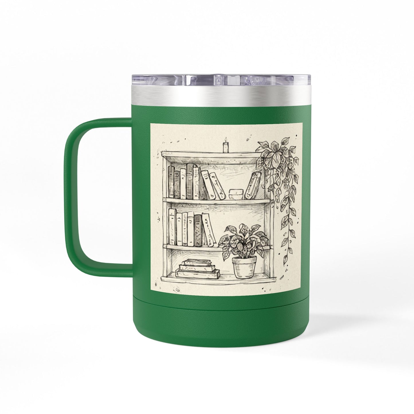 Botanical Sketch 15oz Tumbler Mug - Bookshelf