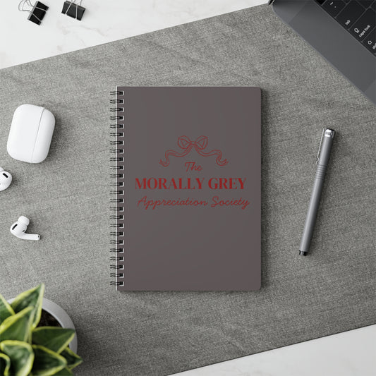 The Morally Grey Appreciation Society A5 Wire bound Notebook