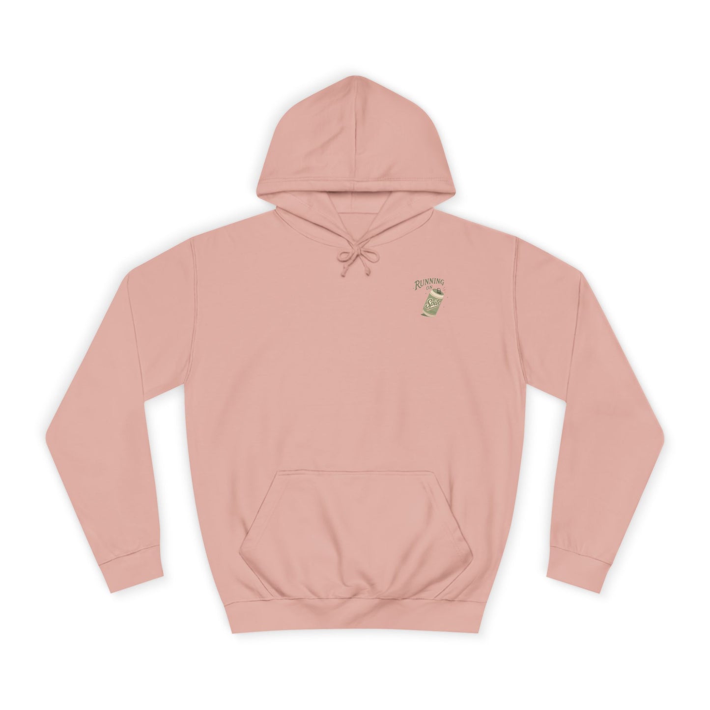 'Running on Spite' - Retro Soda Can Graphic College Hoodie