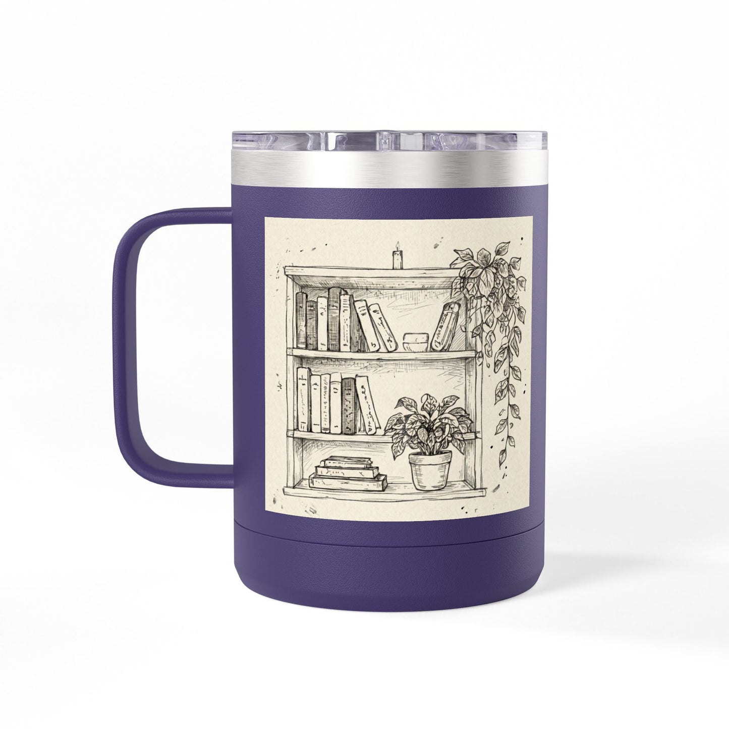 Botanical Sketch 15oz Tumbler Mug - Bookshelf