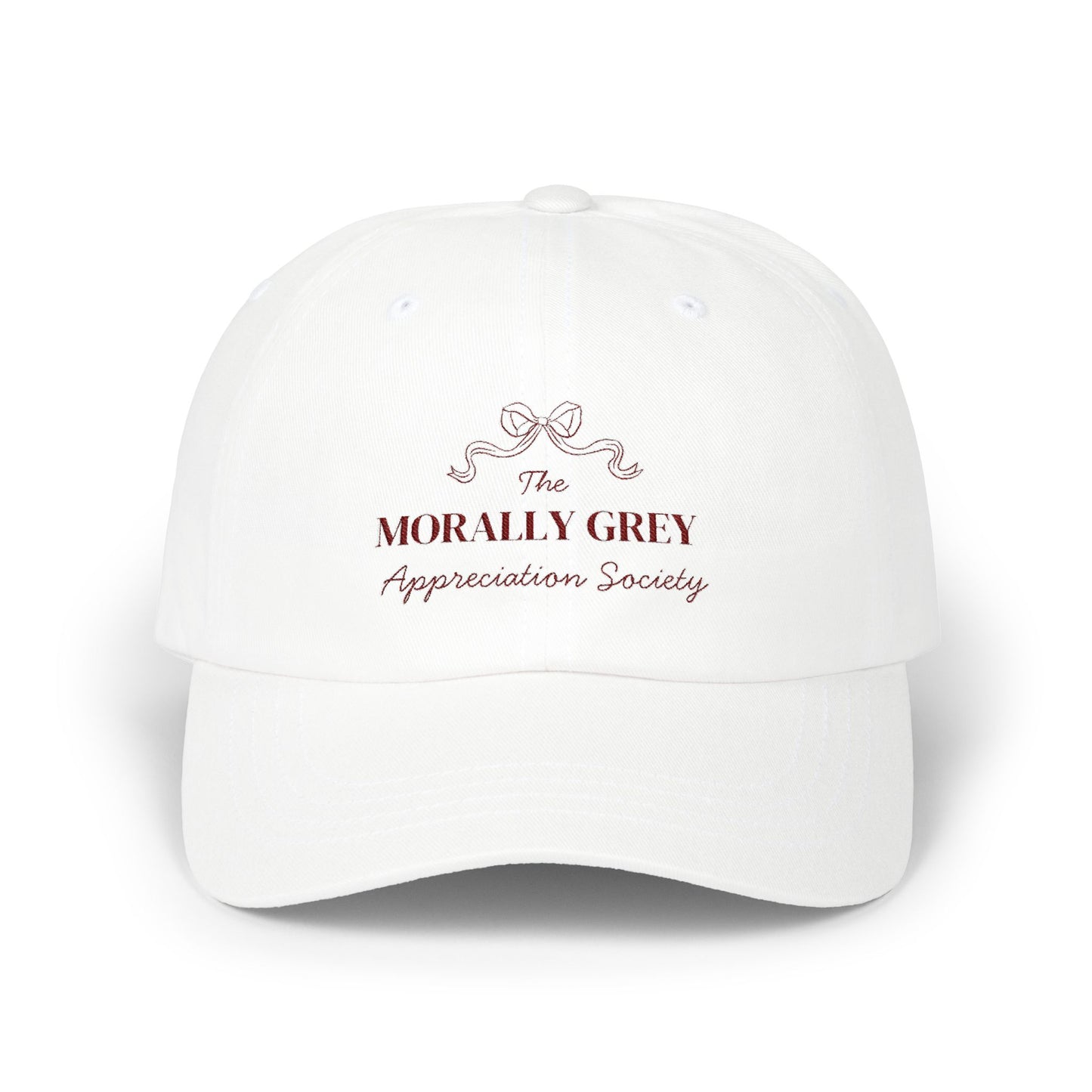 "The Morally Grey Appreciation Society" Embroidered Baseball Hat