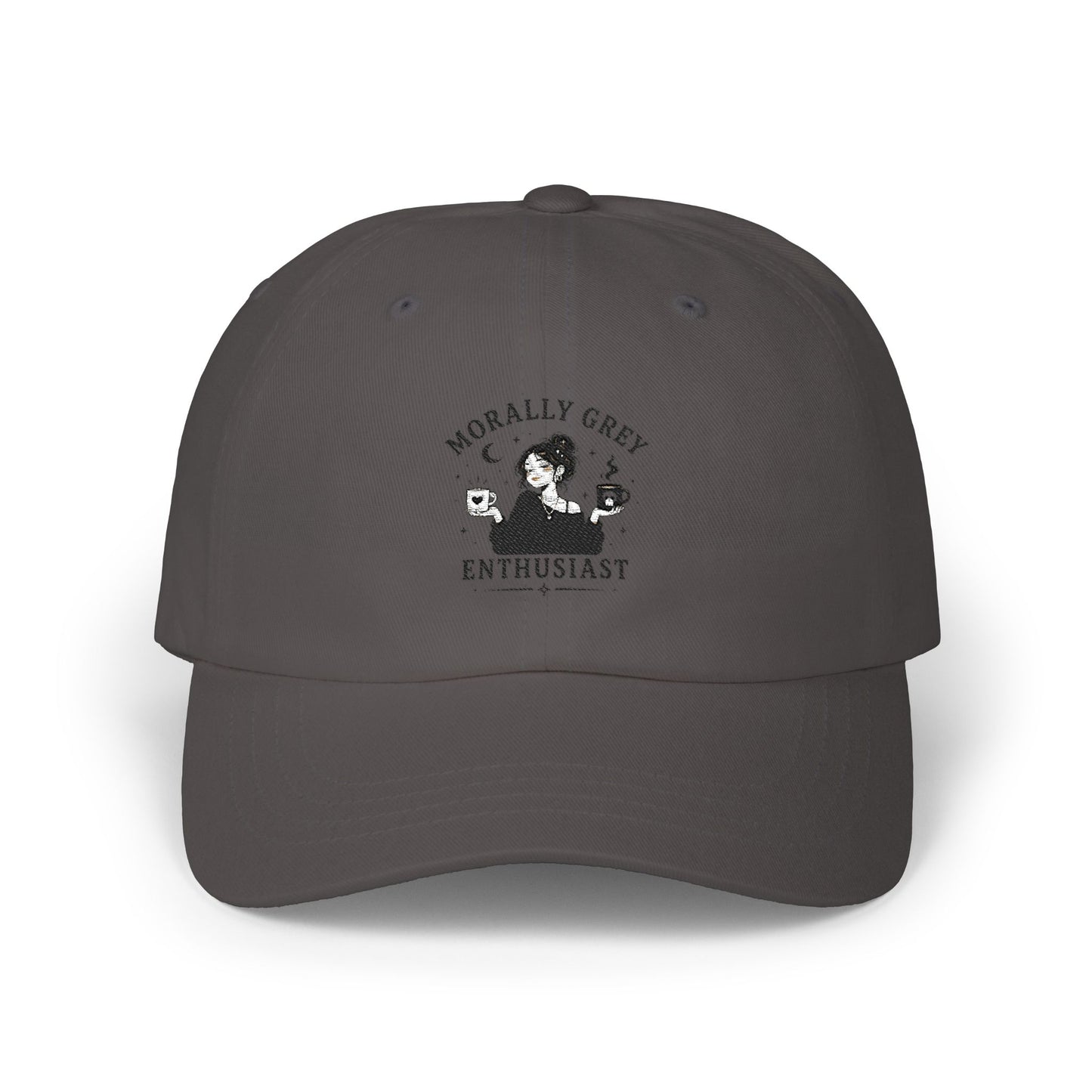 Dad Cap "Morally Grey Enthusiast" Vintage Embroidered Hat