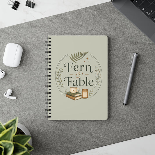Fern & Fable A5 Spiral Notebook