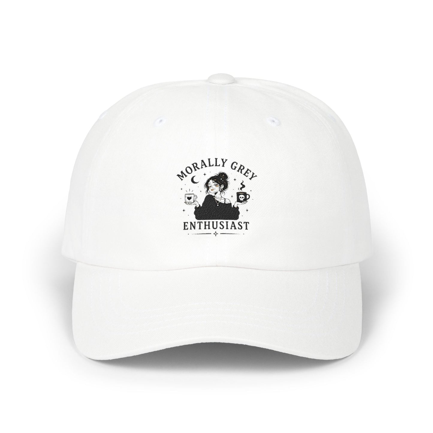 Dad Cap "Morally Grey Enthusiast" Vintage Embroidered Hat