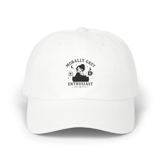 Dad Cap "Morally Grey Enthusiast" Vintage Embroidered Hat