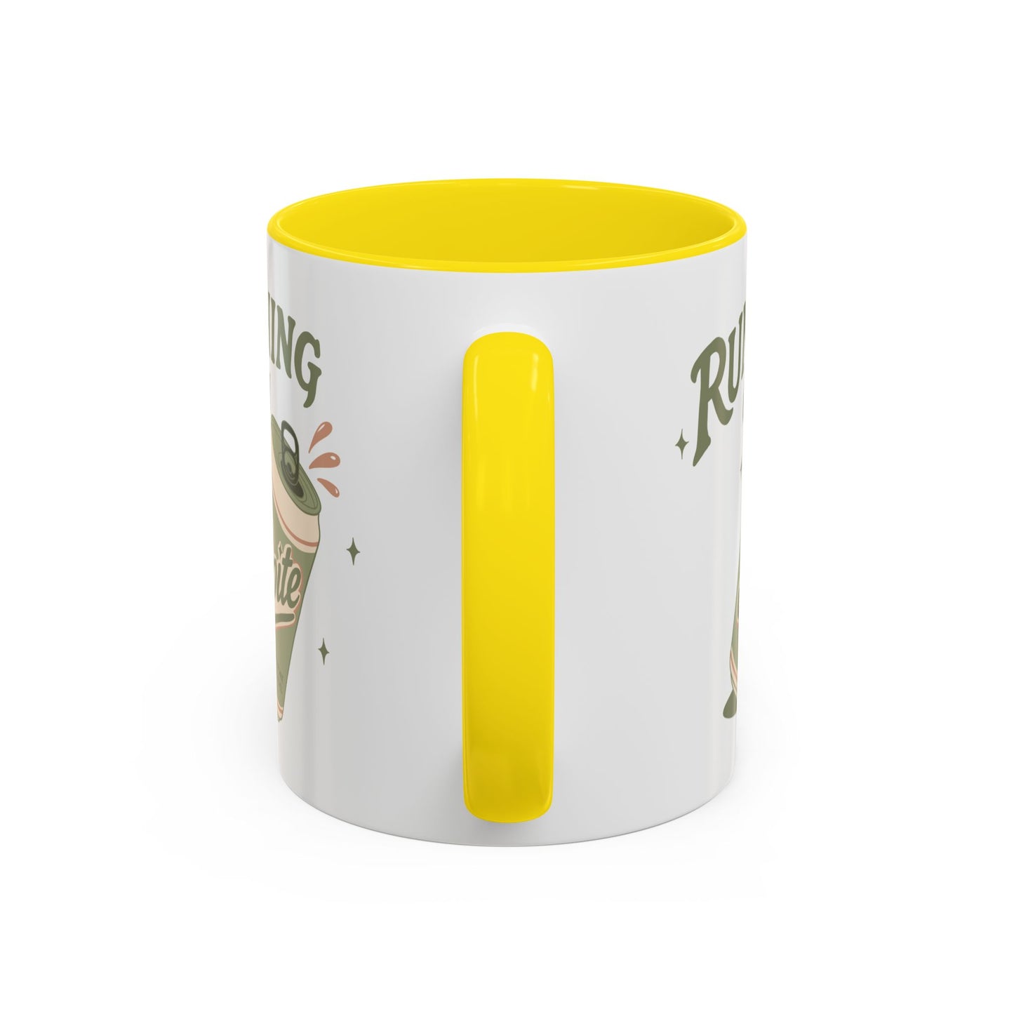 'Running on Spite' -  Retro Soda Can Accent Mug (11/15oz)