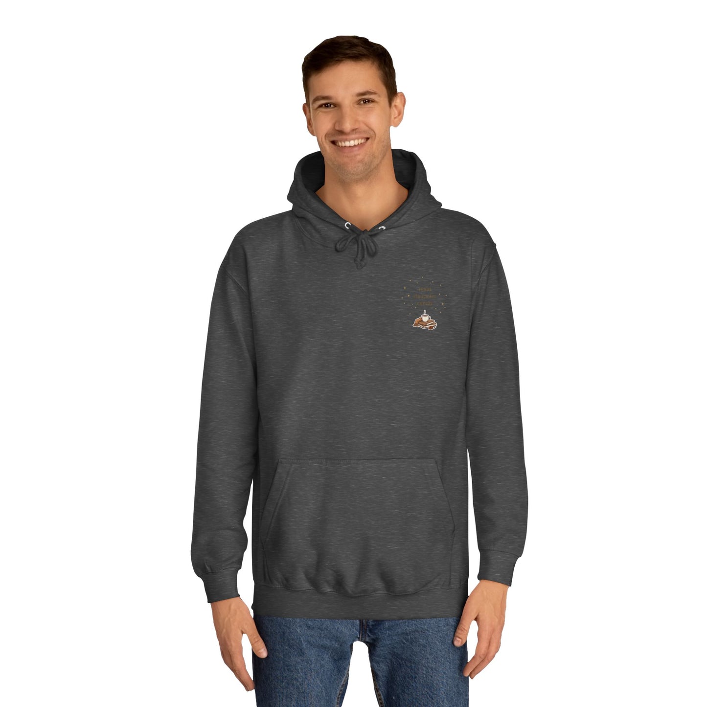 Cosy Campus Hoodie  'Main Character Energy'  Book Lover College Sweatshirt