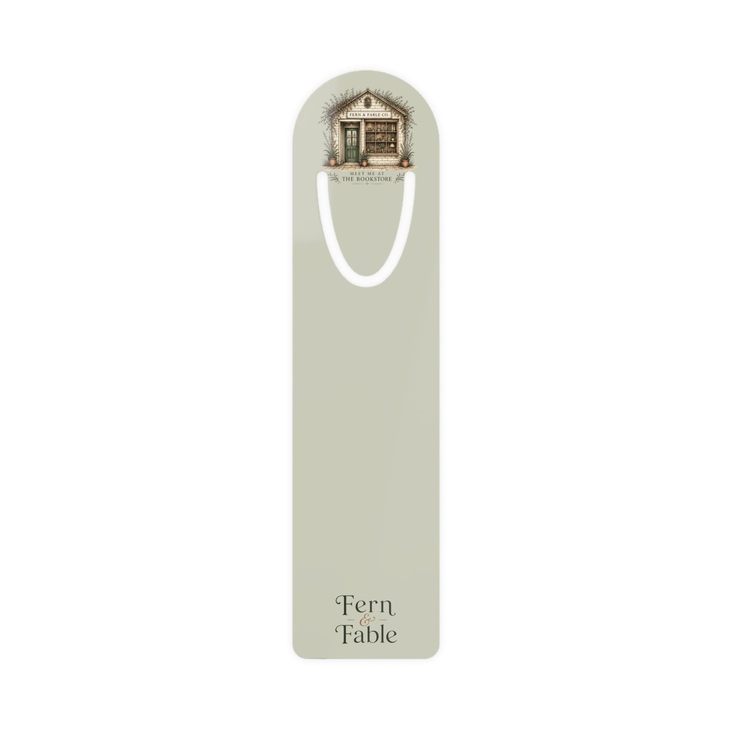 The Cosy Reader's Collection "Meet Me at the Bookstore, " Metal Bookmark