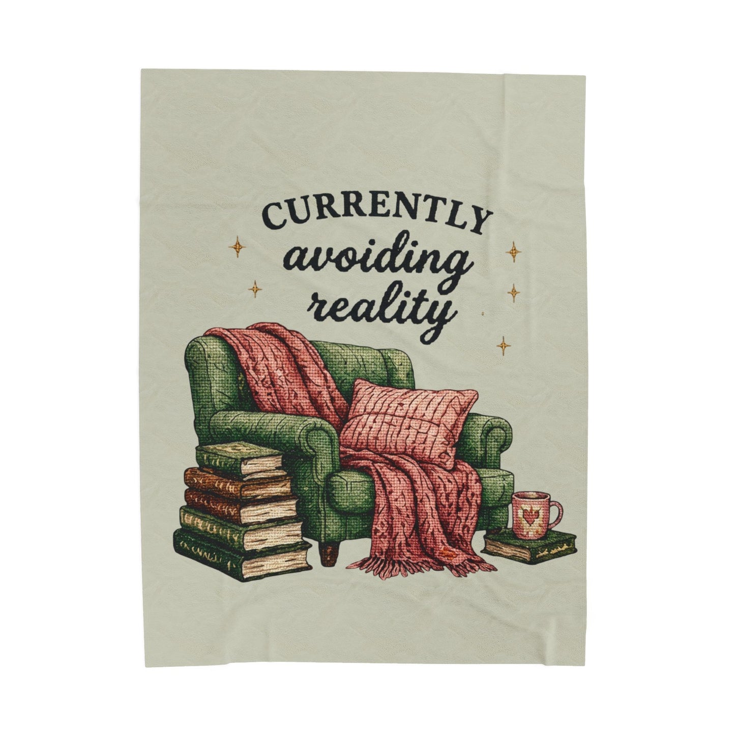"Currently Avoiding Reality" Cosy Reading Throw