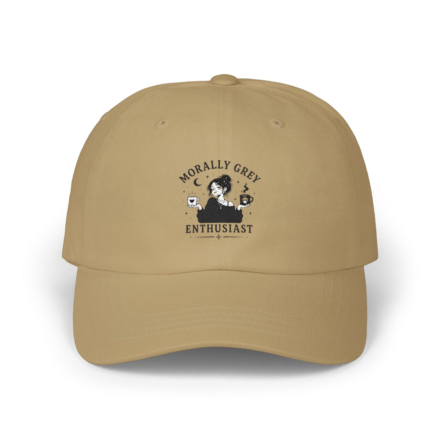 Dad Cap "Morally Grey Enthusiast" Vintage Embroidered Hat
