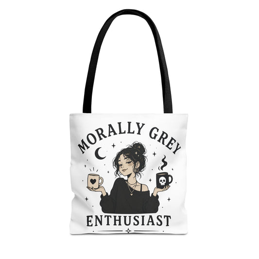 Morally Grey Enthusiast Tote Bag