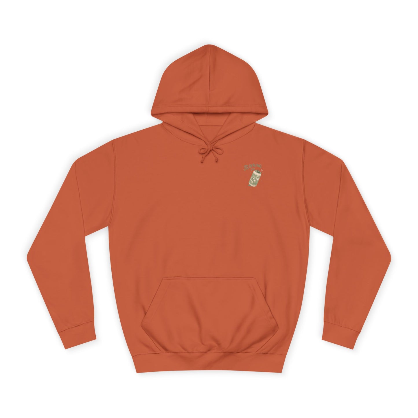 'Running on Spite' - Retro Soda Can Graphic College Hoodie