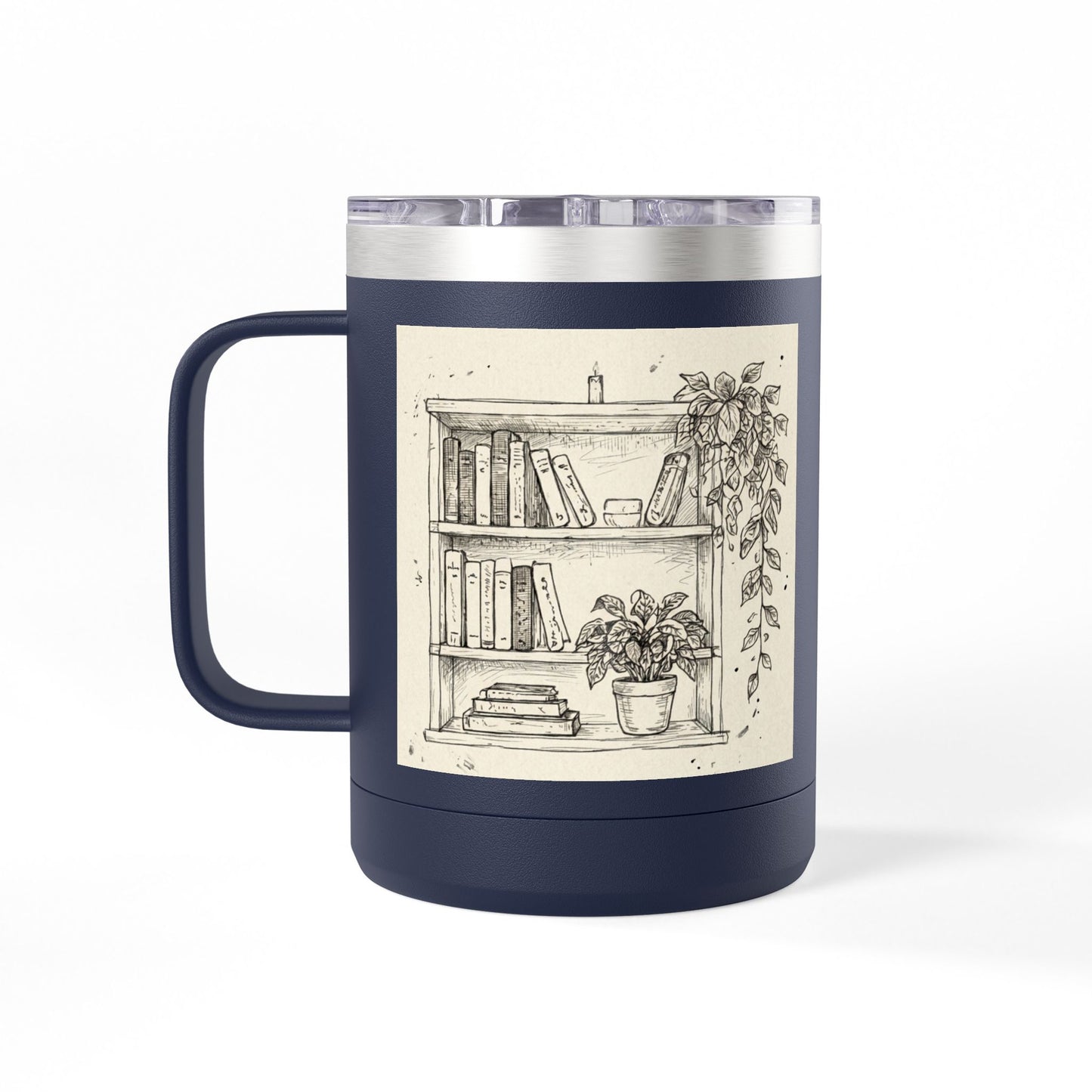 Botanical Sketch 15oz Tumbler Mug - Bookshelf