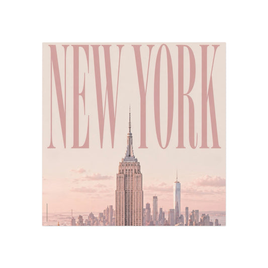 New York Skyline Square Magnet