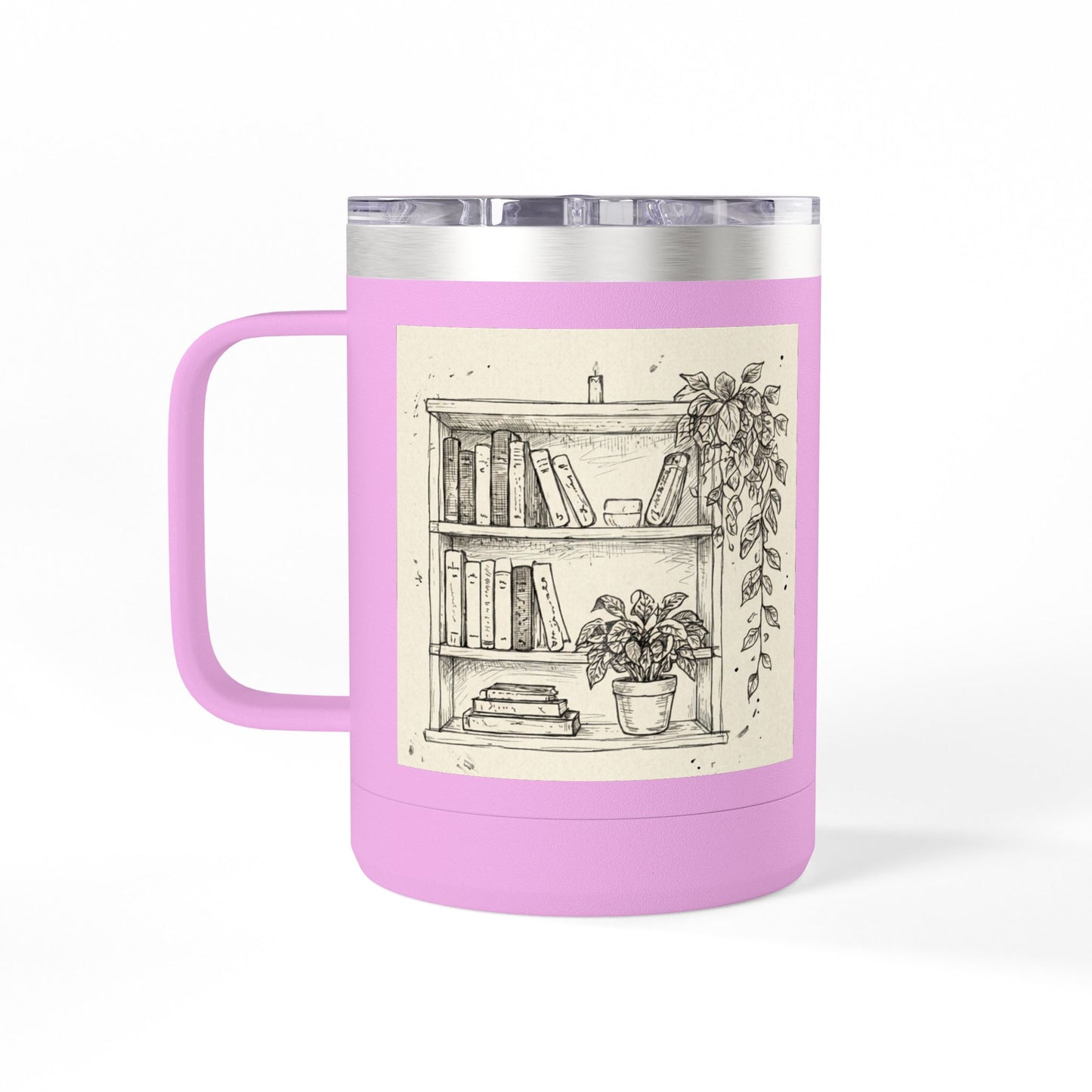 Botanical Sketch 15oz Tumbler Mug - Bookshelf