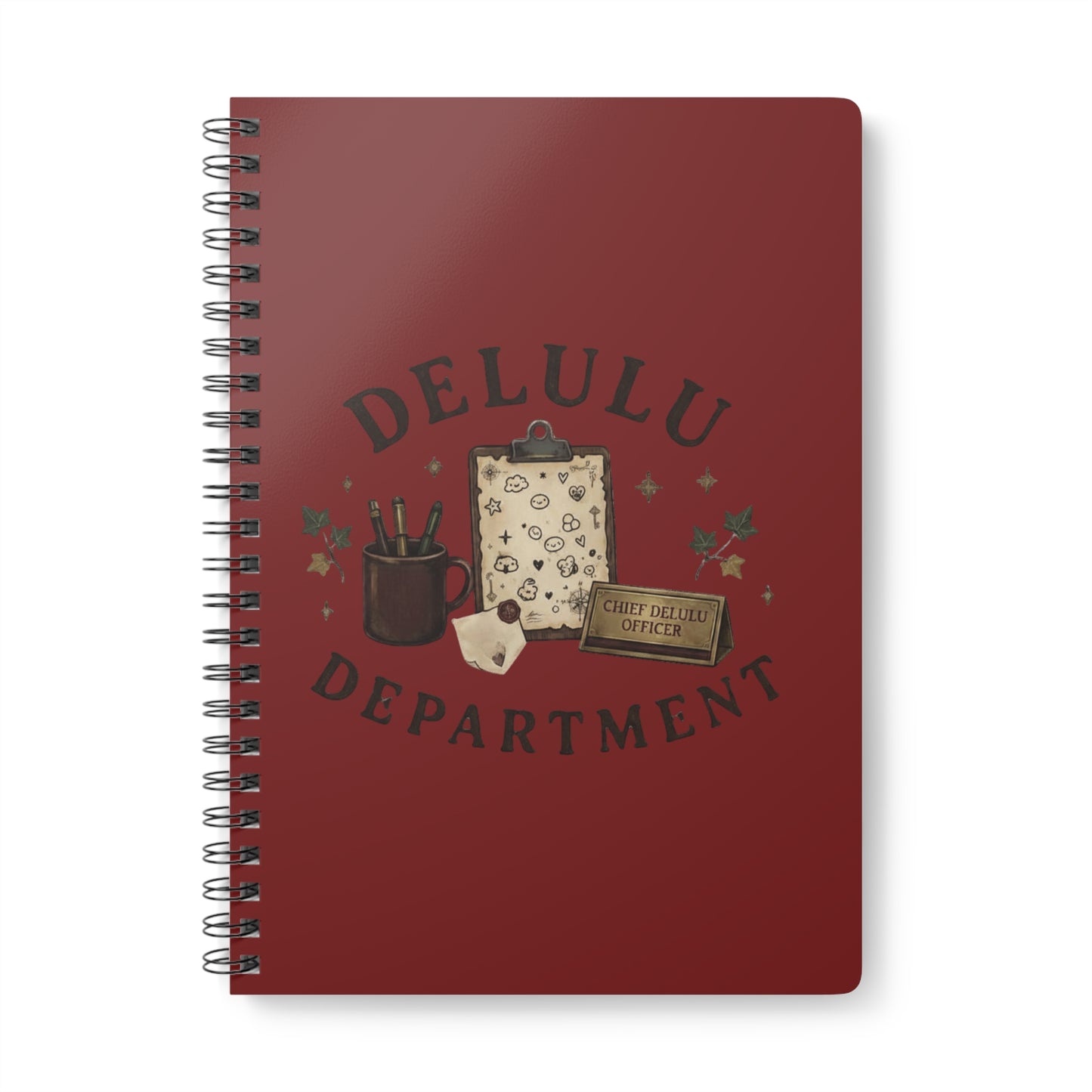 Delulu Department A5 Spiral Notebook