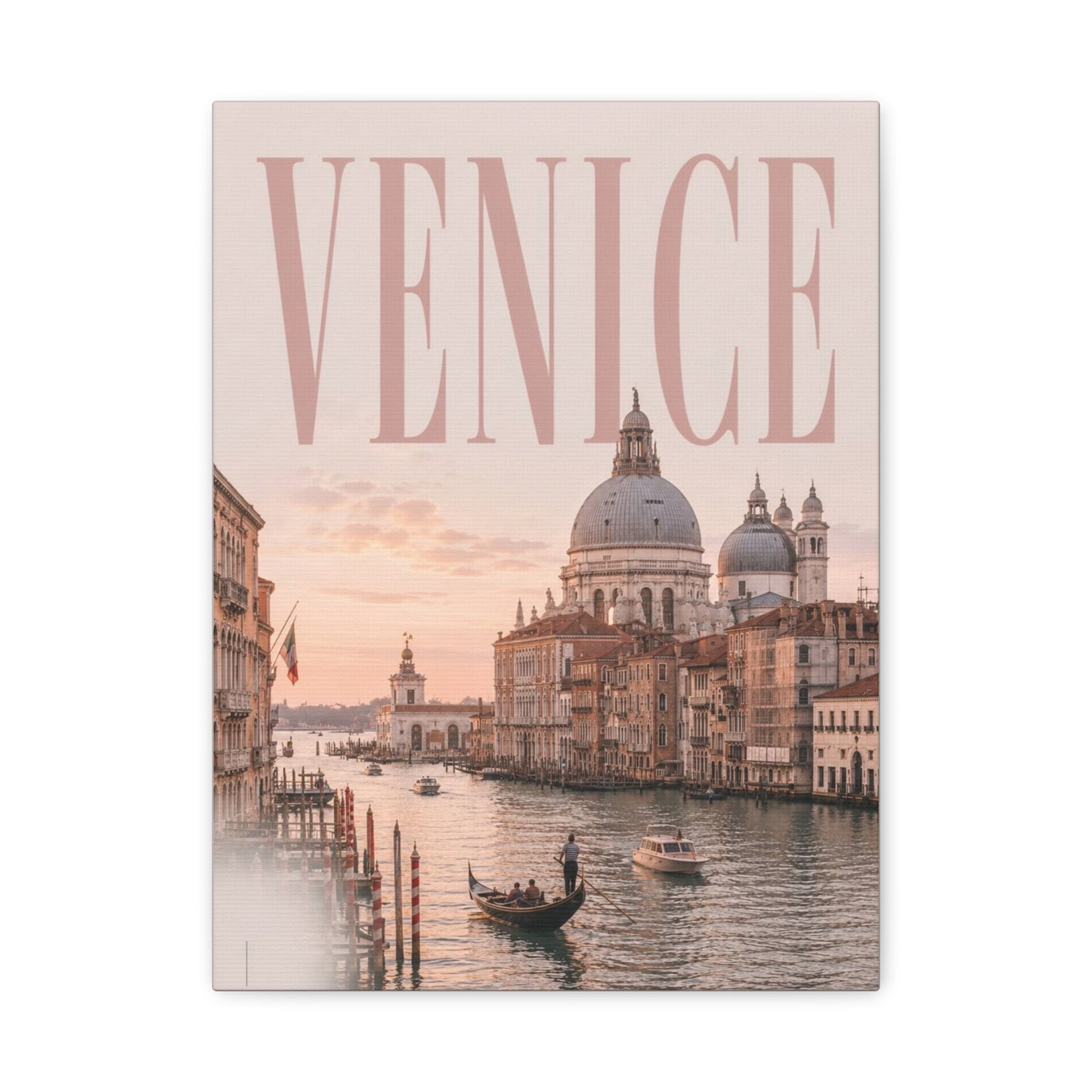 Venice Sunset Canvas Wall Art