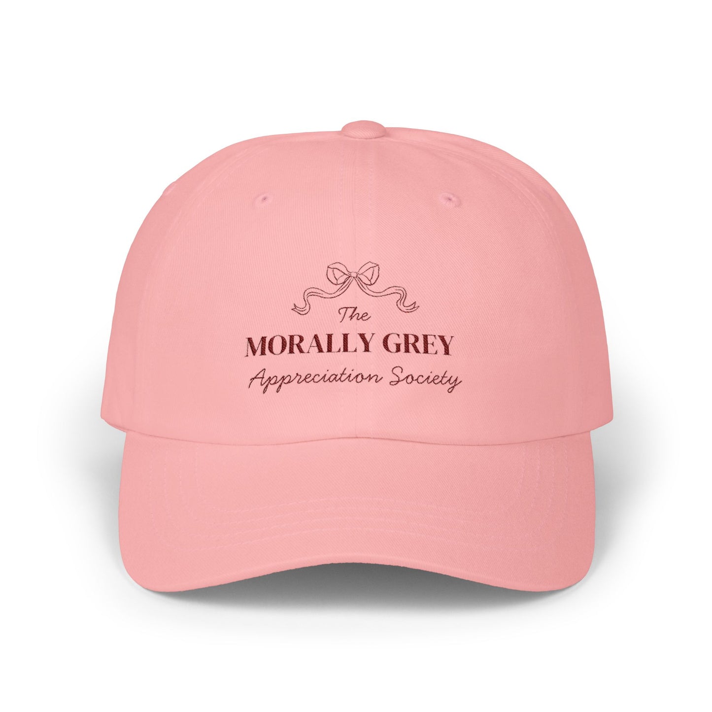 "The Morally Grey Appreciation Society" Embroidered Baseball Hat