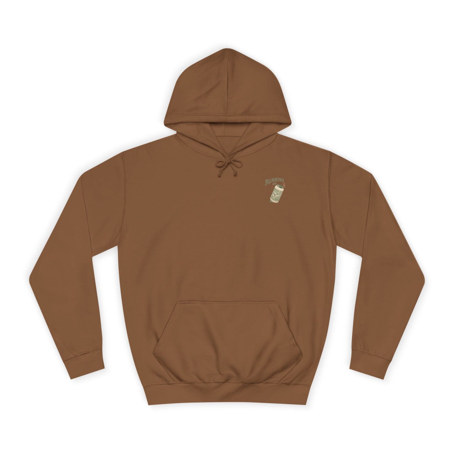 'Running on Spite' - Retro Soda Can Graphic College Hoodie