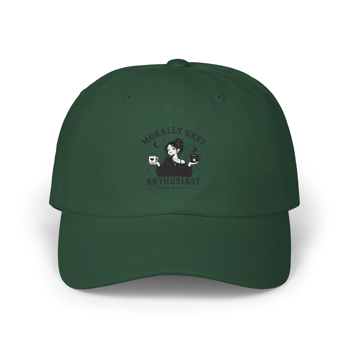Dad Cap "Morally Grey Enthusiast" Vintage Embroidered Hat