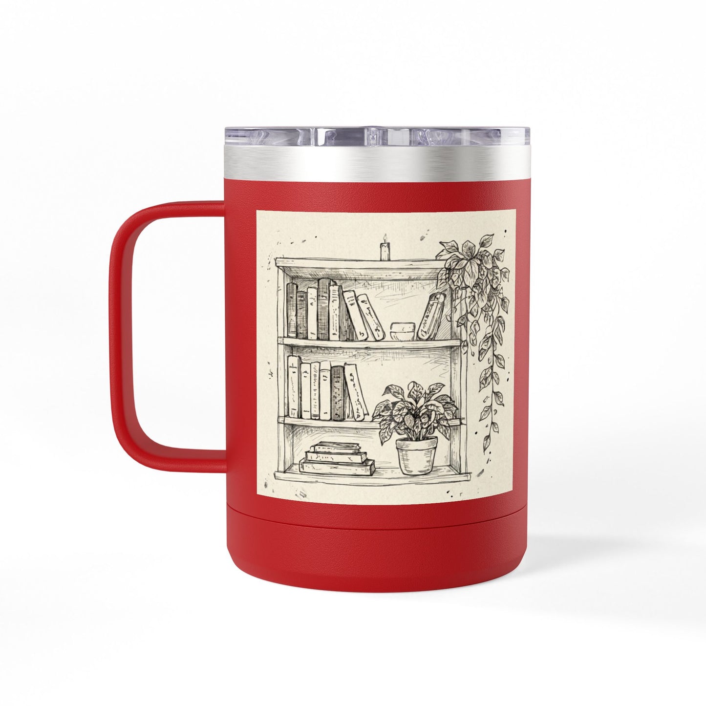 Botanical Sketch 15oz Tumbler Mug - Bookshelf