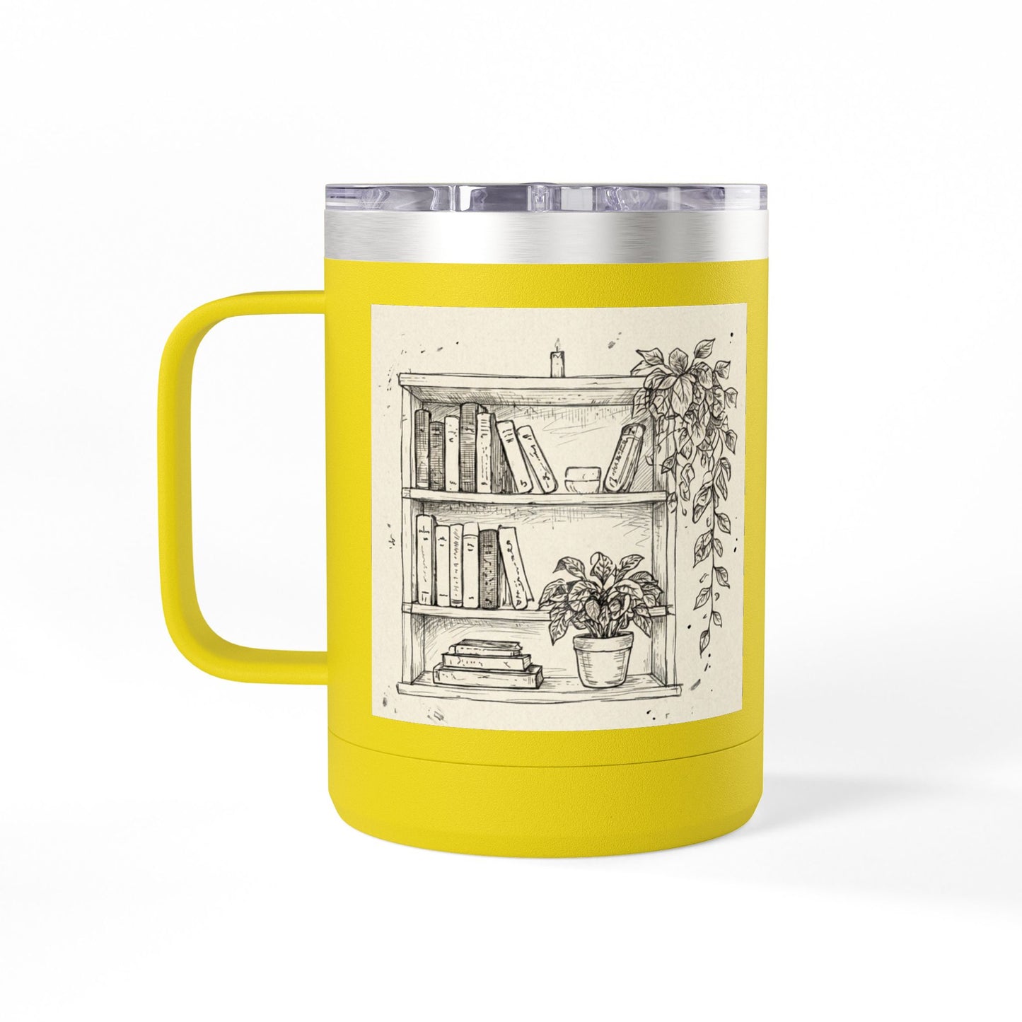 Botanical Sketch 15oz Tumbler Mug - Bookshelf