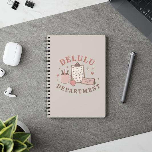 Delulu Department A5 Spiral Notebook
