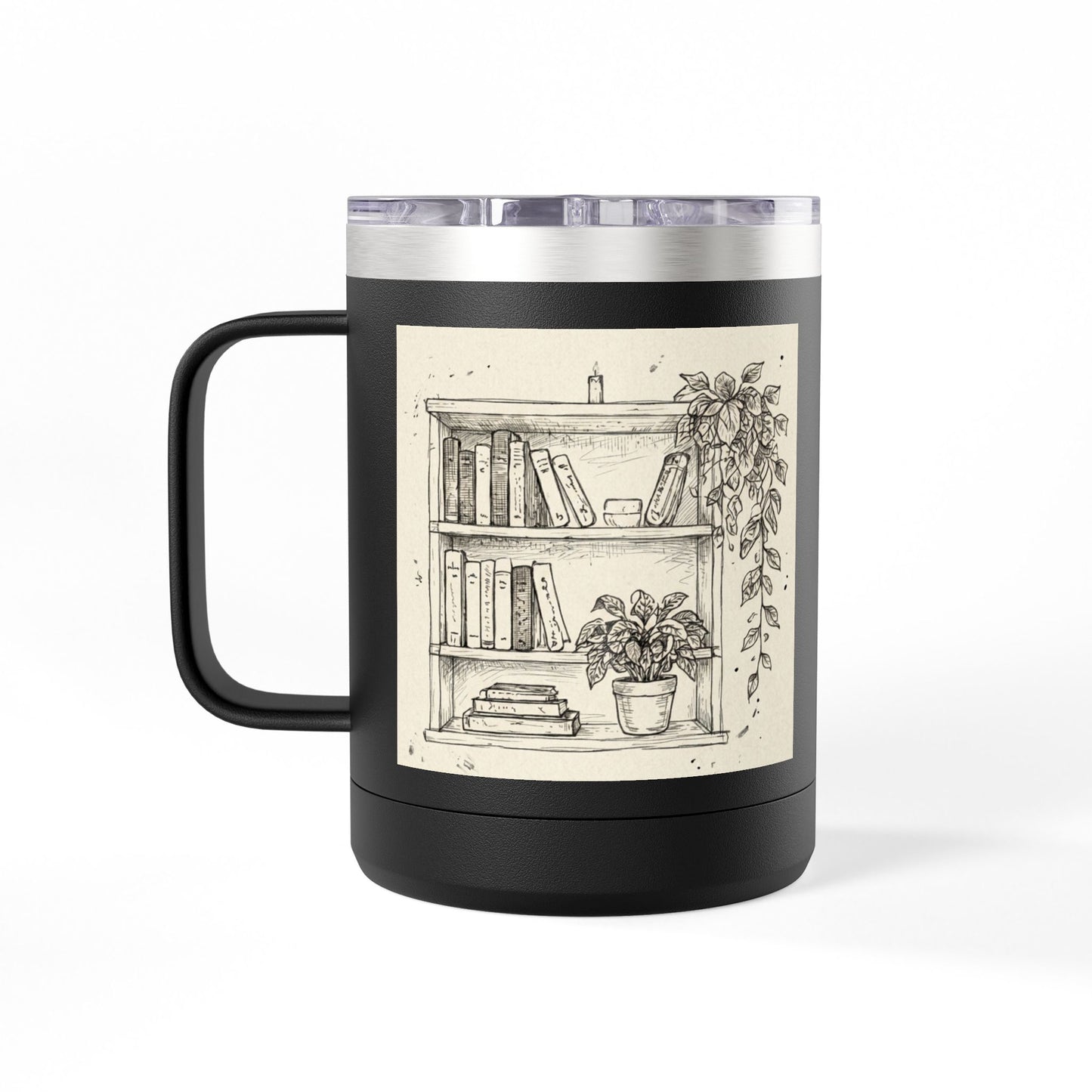 Botanical Sketch 15oz Tumbler Mug - Bookshelf