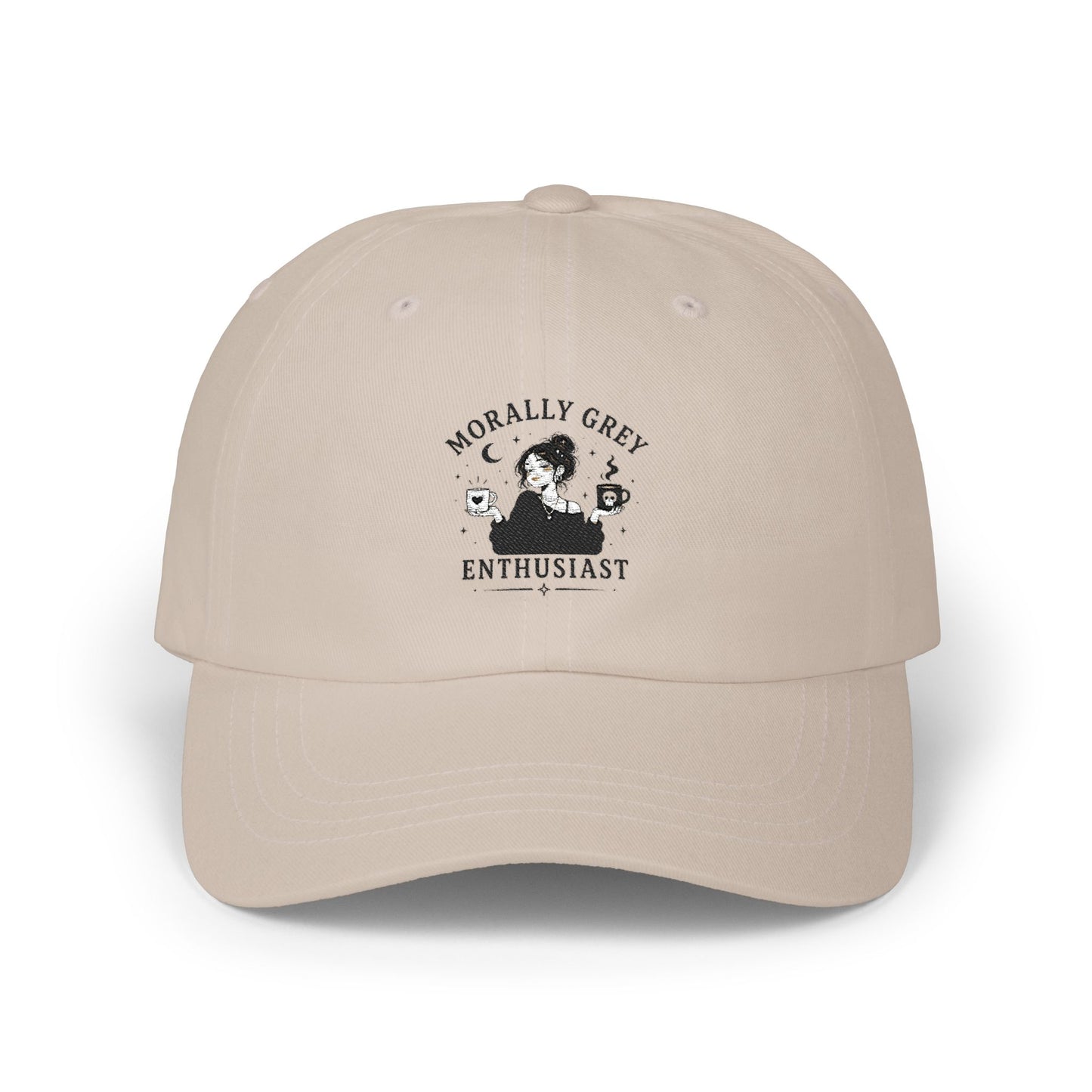 Dad Cap "Morally Grey Enthusiast" Vintage Embroidered Hat