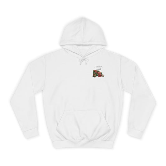 Cosy Reading Hoodie -'Currently Avoiding Reality' Booklover Pullover