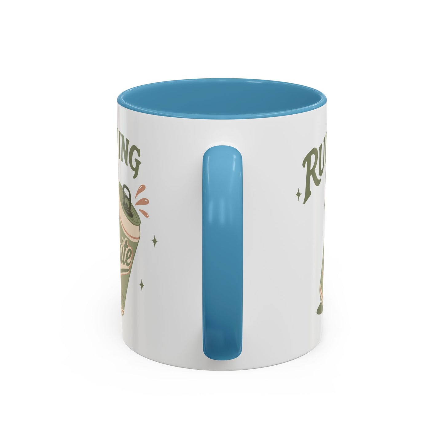 'Running on Spite' -  Retro Soda Can Accent Mug (11/15oz)