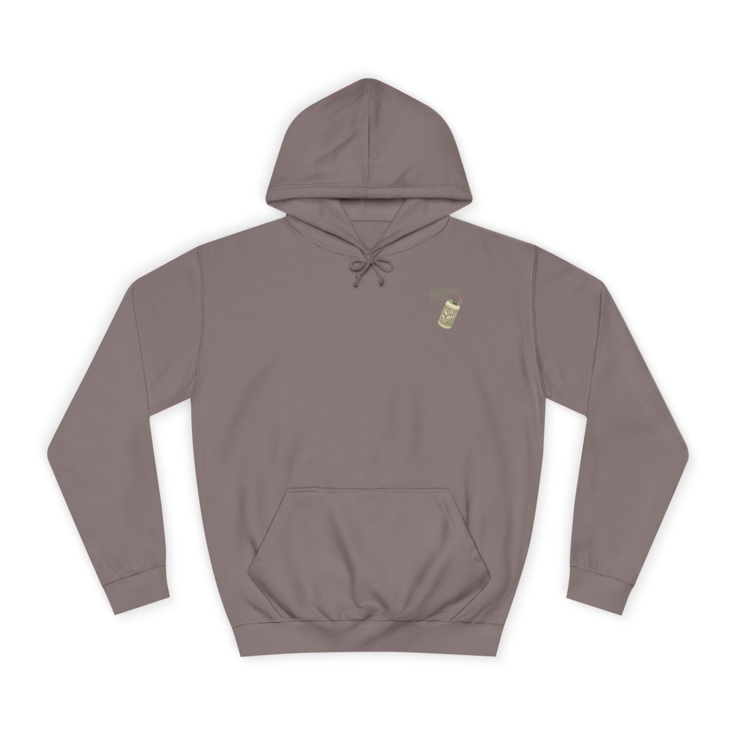 'Running on Spite' - Retro Soda Can Graphic College Hoodie