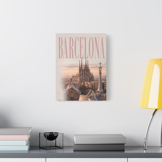 Barcelona Travel Wall Art Canvas