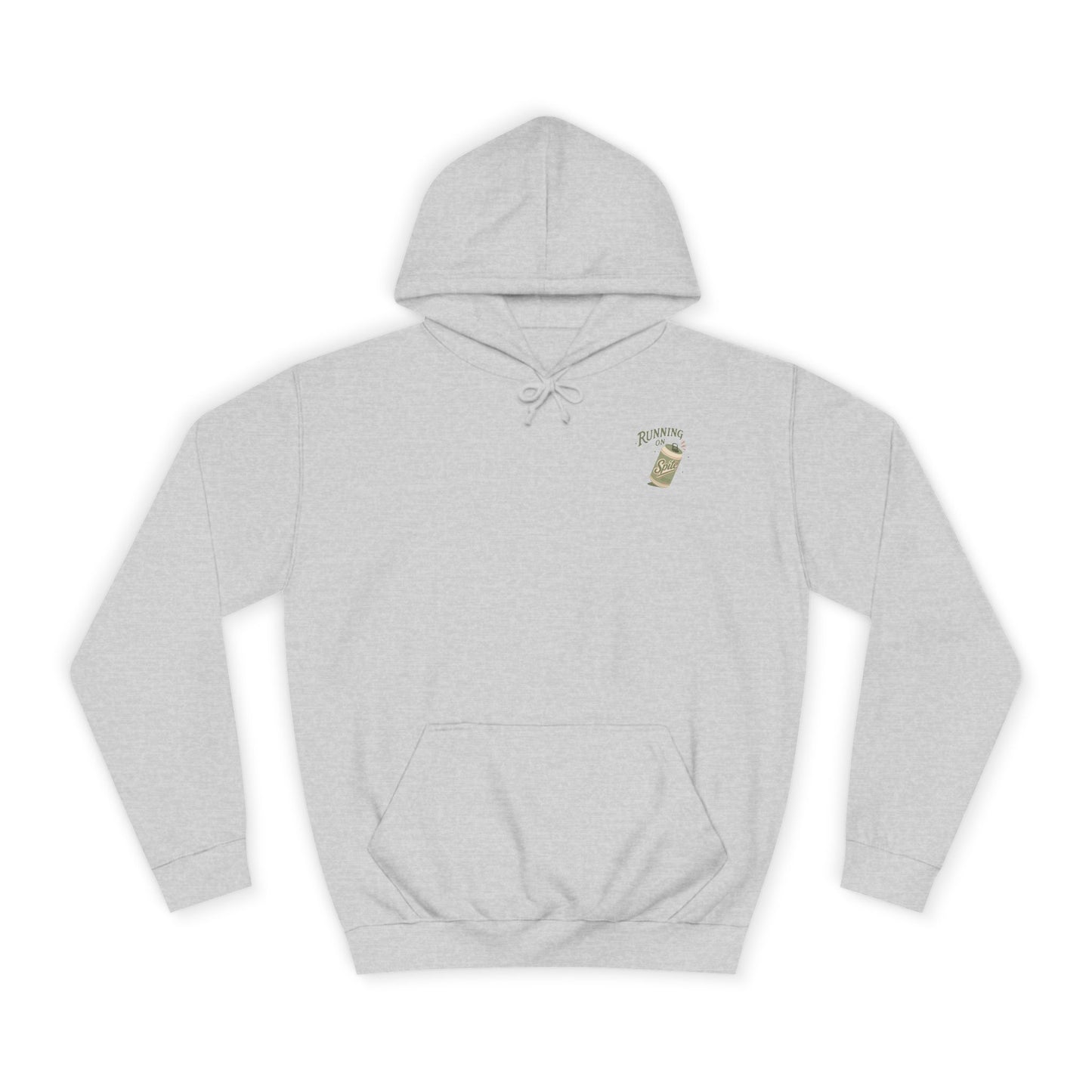 'Running on Spite' - Retro Soda Can Graphic College Hoodie